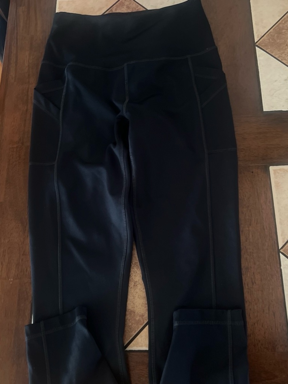 Velocity Black High-Waist Performance Leggings